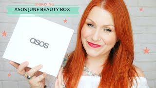 ASOS June 2018 Monthly Beauty Box Unboxing [upl. by Hamfurd]