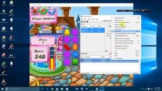 How to hack Score and Boosters Candy Crush Saga Windows 10818 [upl. by Notyarb]