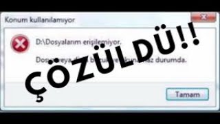 HDD  USB DOSYA VEYA DİZİN BOZUK OKUNAMAZ DURUMDA HATASI solved file or directory [upl. by Aubry]