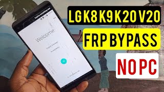 All LG K8 K9 K10 K20 V20 Frp BypassGoogle Account Remove Without Pc  Easy Method 2024 [upl. by Ardnot739]