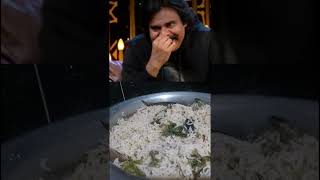 pavankalyan gari favourite foodchicken biriyani [upl. by Ric]