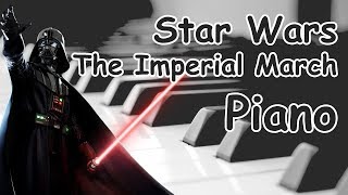 Play quotThe Imperial Marchquot from Star Wars on Piano  Free Sheet Music and Notes [upl. by Yssirhc]