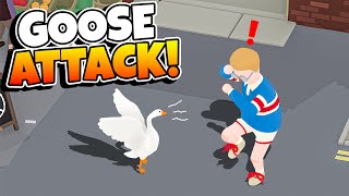 Goose Attacks Unsuspecting Town [upl. by Aekal]