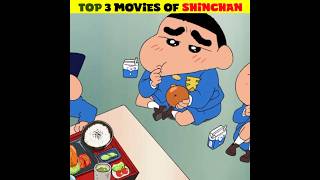 Top 3 New Movie Of Shinchan 🥰 doremon shinchan shorts ytshorts animationvilla [upl. by Nawuj]