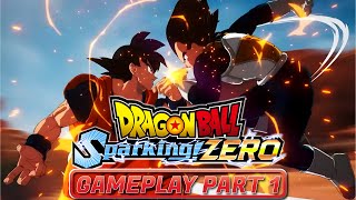 Goku’s Saiyan Saga Begins Dragon Ball Sarking Zero Gameplay Part 1 Epic Start  10M Views [upl. by Nai]