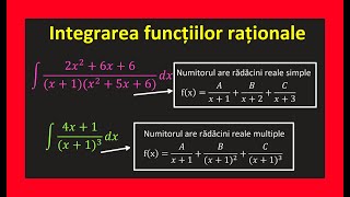 Integrarea functiilor rationale integrale nedefinite exercitii bac clasa 12Invata Matematica Usor [upl. by Eustazio]