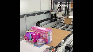 Automated packaging of various sized orders in one seamless flow [upl. by Pournaras150]