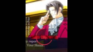 Miles Edgeworth Vs Manfred Von KarmaMental Battle aceattorney milesedgeworth manfred shorts [upl. by Saffian]