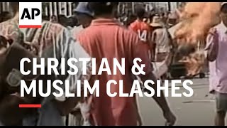 INDONESIA MALUKU PROVINCE CHRISTIAN amp MUSLIM CLASHES [upl. by Fanchie]