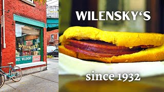 Wilenskys World Famous Bologna Sandwich since 1932 [upl. by Eemiaj]