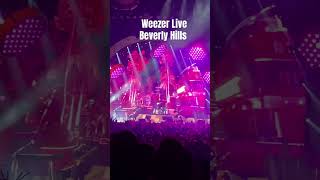 Weezer Live Beverly Hills music rock drums band nostalgia gaming weezer buddyholly hills [upl. by Alicirp83]