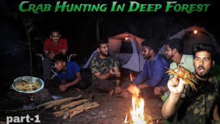 2 Days Overnight Group Camping In Dangerous Forest  Giant Mud Crab HuntingCamping in India vlog [upl. by Vola256]