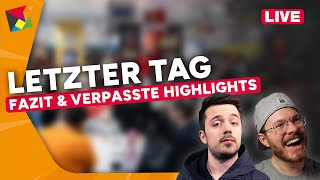 SPIEL Essen 2024 Live  Tag 5 Verpasste Highlights amp Fazit Talk mit der SPIEL [upl. by Corinne]