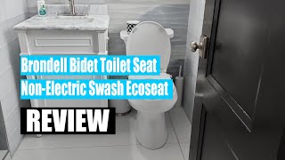 Review Brondell Bidet Toilet Seat NonElectric Swash Ecoseat 2024 [upl. by Lyndy127]