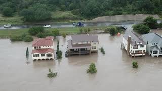 Marble Falls Flood Damage Drone Footage [upl. by Rambow]