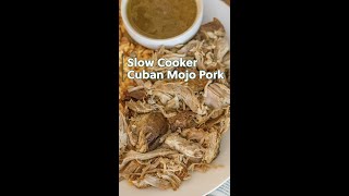 Slow Cooker Cuban Mojo Pork shorts [upl. by Fons633]