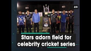 Stars adorn field for celebrity cricket series  Bollywood News [upl. by Giwdul]