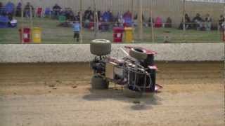 Taylor Johnsons Sprintcar Crash  Premier Speedway [upl. by Ijar]