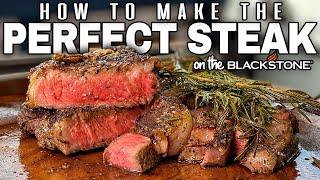 The Perfect Steak on a Griddle with Chef Nate  Blackstone Griddle [upl. by Jamesy]