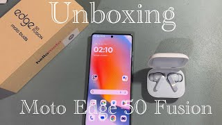 Moto Edge 50 Fusion  Unboxing Español [upl. by Adia]