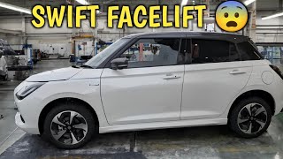 Swift Facelift 2024 Indian Model quotLeaked ON ROAD 😨 Full Video 👌 Maruti Swift New Model [upl. by Aryt]