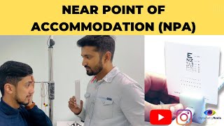 Near point of Accommodation  NPA  Amplitude of Accommodation  Hofsetter’s formula [upl. by Entsirhc175]