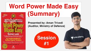 Session1 Summary of Word Power Made Easy Norman Lewis  SSC CGL  CHSL  MTS  NDA  CDS  IBPS [upl. by Liggitt]