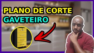 Como fazer um plano de corte gaveteiro mdf [upl. by Yelram]