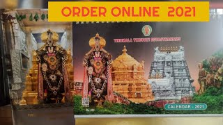 Order Tirumala Tirupati Calendar and Diary 2021 Online [upl. by Enilekcaj407]