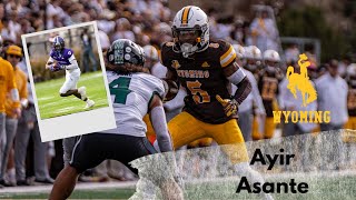 Ayir Asante WR Wyoming  2024 NFL Draft Prospect Zoom Interview [upl. by Asfah]