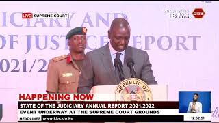 Ruto Well enhance budgetary allocation to the Judiciary to support bottomup delivery of justice [upl. by Olocin2]