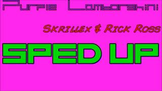 Purple Lamborghini Skrillex amp Rick Ross Sped Up [upl. by Natloz62]