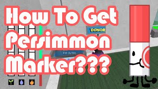 How to get Persimmon Marker in Find The Markers Roblox 2023 [upl. by Thorne586]