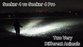 Which one is right for you Olight Seeker 4 vs Seeker 4 Pro [upl. by Atiuqehs]