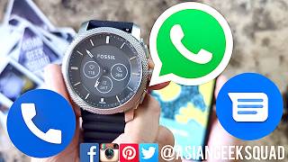 Fossil Gen 6 Hybrid Smartwatch  Usability Review  Phone Calls SMS WhatsApp Notifications [upl. by Fee582]