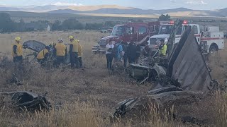 Reno air race crash 2 pilots die in midair collision [upl. by Akselaw196]