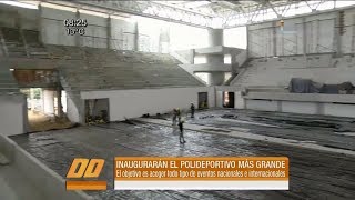 inaugurarán el polideportivo más grande a nivel nacional [upl. by Ahseim]