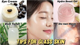 Top 10 Tips To Achieve Glass Skin  Glass Skin Home Remedies 🧖‍♀️ [upl. by Tdnerb788]