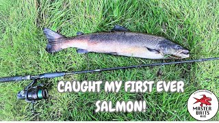 Catching my first ever WILD ATLANTIC IRISH SALMON [upl. by Tyrrell]