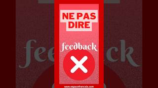 EnFrançais  ❌️ Feedback ✔️ Bilan LangueFrançaise Anglicisme FLE Feedback Bilan évaluation [upl. by Yknip]