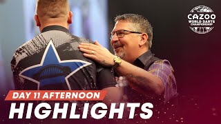 COMEBACK KINGS  Day 11 Afternoon Highlights  202223 Cazoo World Darts Championship [upl. by Ellehciram]