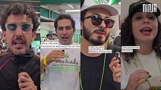 🔥AGORA Estamos na maior feira de Cannabis do Brasil🔥Entenda como é feito o uso legal no País🔥 [upl. by Aicelaf695]