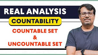 Countability of Sets  Similar Sets Finite Sets Infinite Sets Uncountable set  Real Analysis [upl. by Shaughn69]