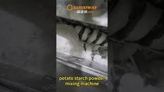 Potato starch powder mixing machine potato starch powder stirring machine [upl. by Thomajan]