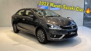 Maruti Suzuki Ciaz Alpha Detailed Walkaround  2023 Maruti Suzuki Ciaz Alpha [upl. by Kaule]