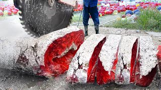 How They Cut Massive “Volcanic” Glass amp Make Amazing Crystal Balls [upl. by Oidivo586]