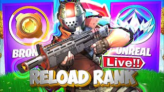 LIVE  Fortnite RANKERS  WE COMMENCE AGAIN [upl. by Airtemad]