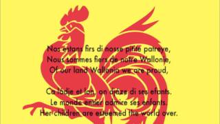 Li Tchant des Walons Le chant des Wallons  The Song of the Walloons [upl. by Marrissa]