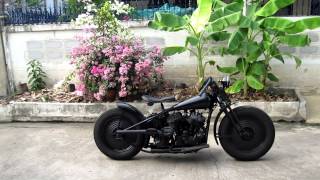 HARLEY ULH 1937 1340CC RAT [upl. by Alemrac757]