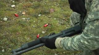 US Army M4 Carbine M240B Shotgun Marksmanship Training [upl. by Fredelia]